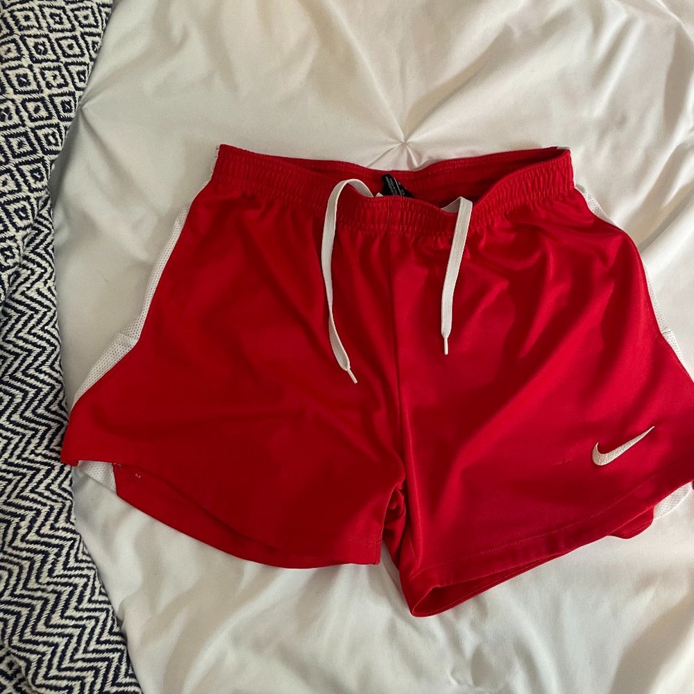 Red Nike Soccer Shorts
